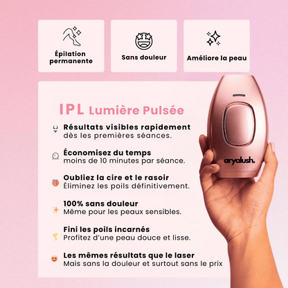 IPL Pulse • Épilateur à Lumière Pulsée